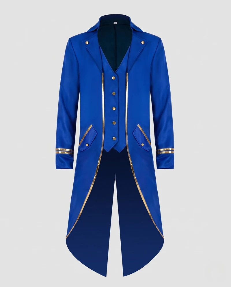 Herren Reitjacke mit goldenen Akzenten Drune