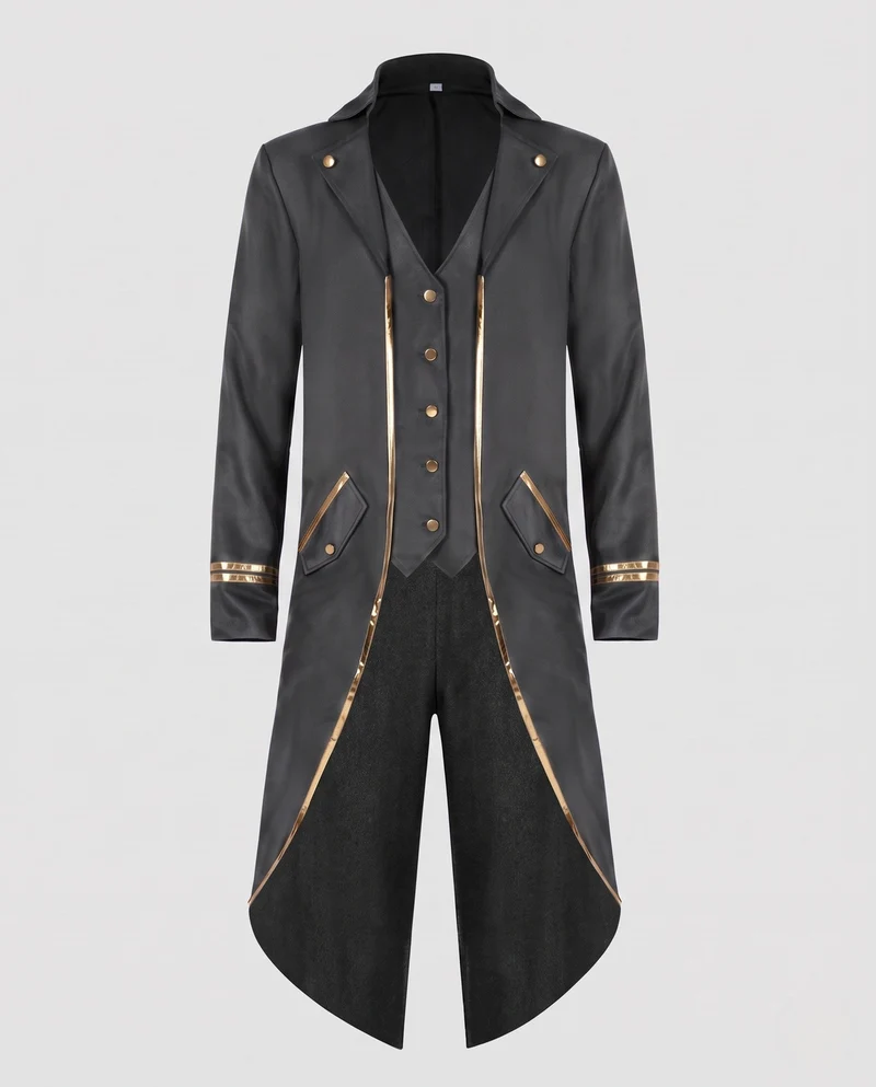 Herren Reitjacke mit goldenen Akzenten Drune
