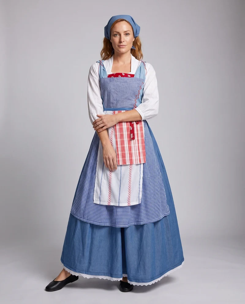 Damen Traditionelles Kleid Drune