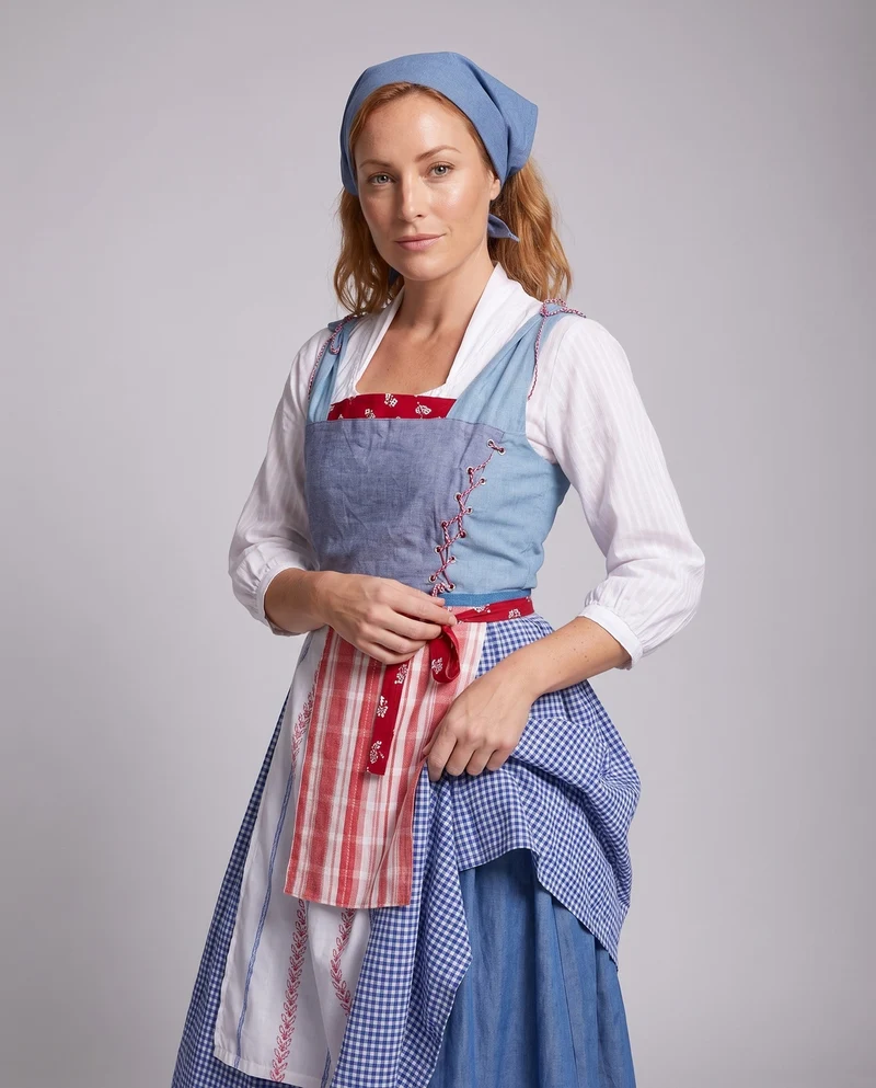 Damen Traditionelles Kleid Drune
