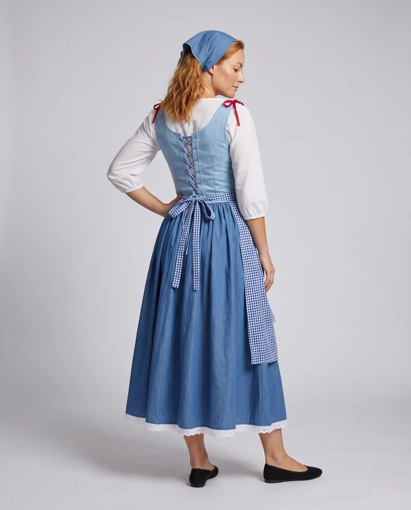 Damen Traditionelles Kleid Drune