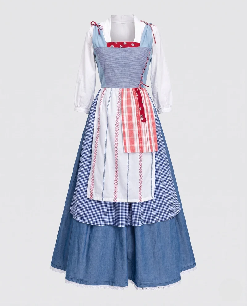 Damen Traditionelles Kleid Drune