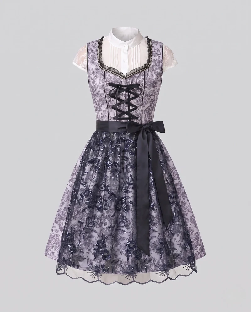 Damen Traditionelles Kleid Drune