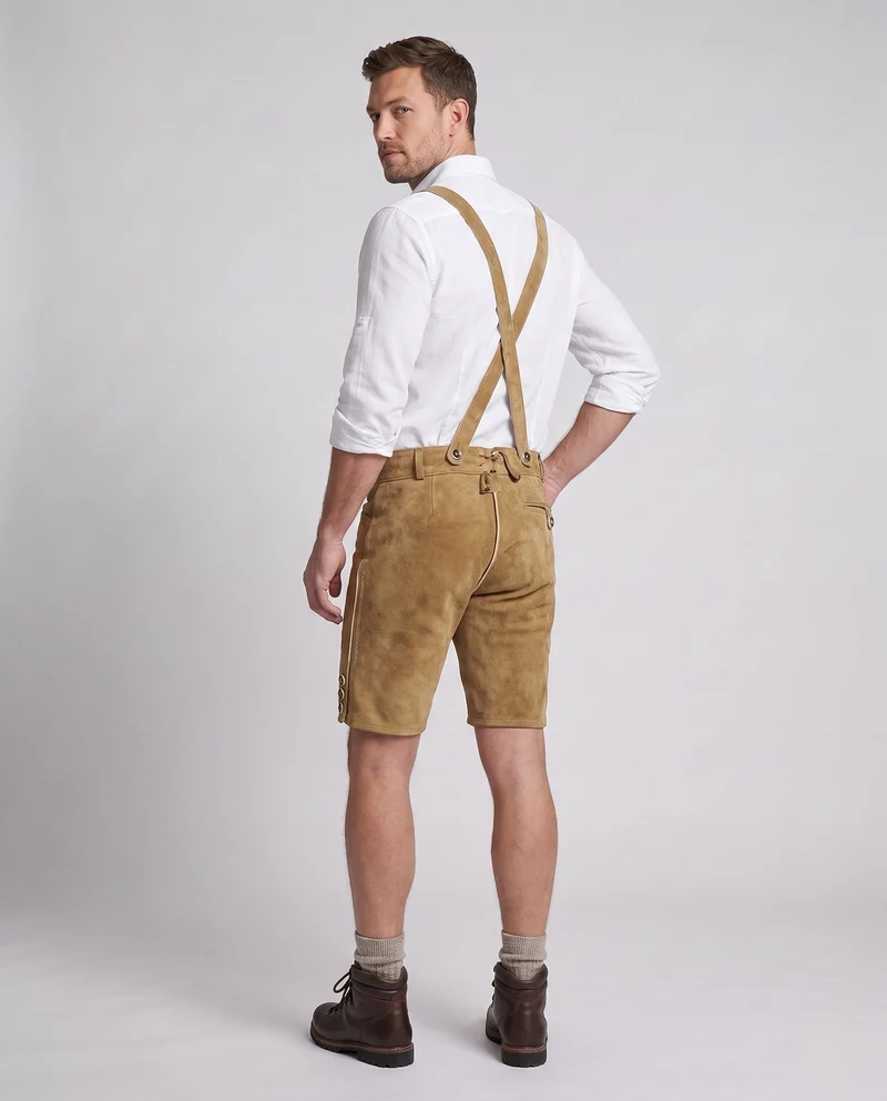 Herren klassische traditionelle Shorts mit aufwendiger Stickerei Drune