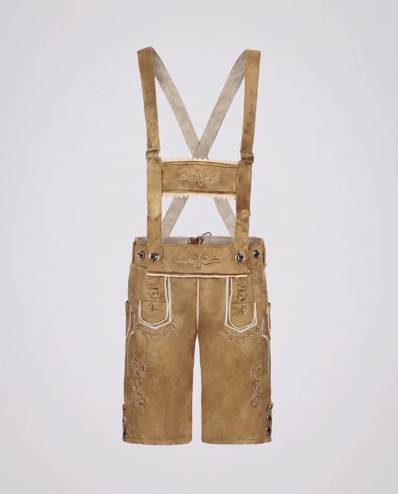 Herren klassische traditionelle Shorts mit aufwendiger Stickerei Drune