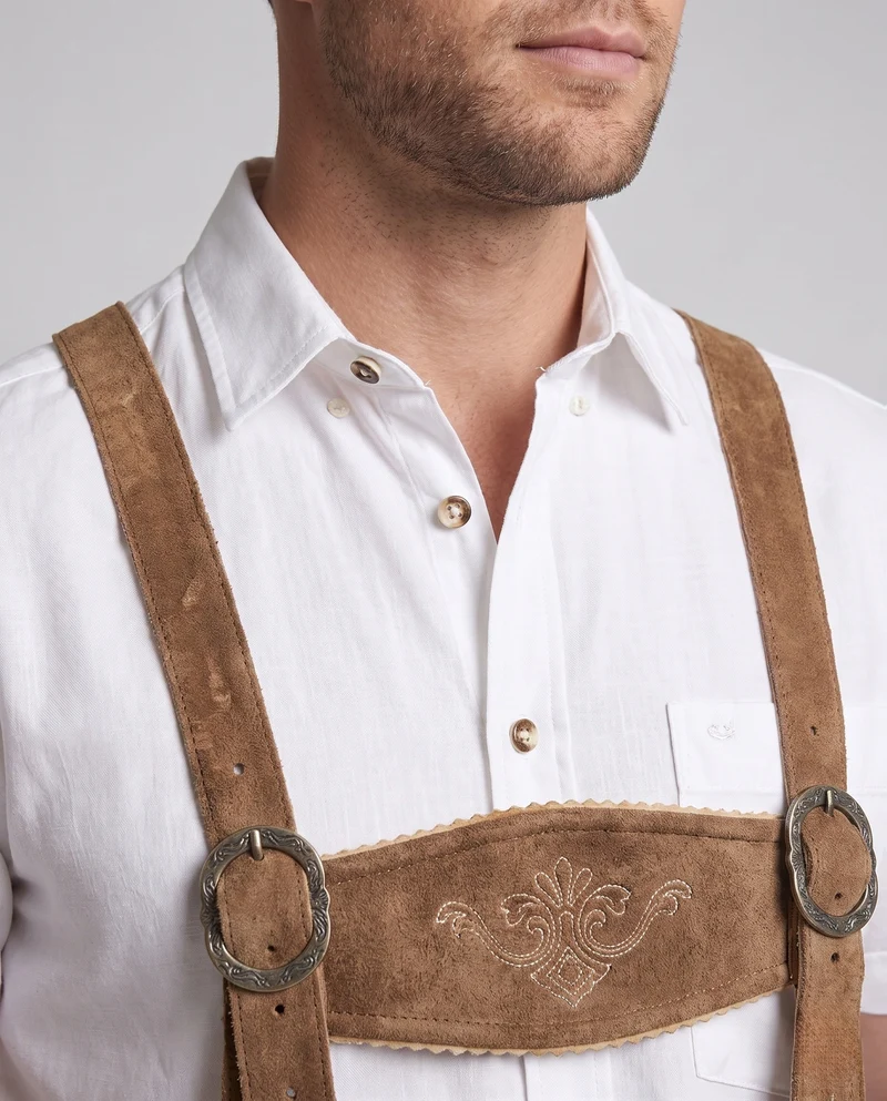 Herren stilvolle traditionelle Shorts mit aufwendiger Stickerei Drune