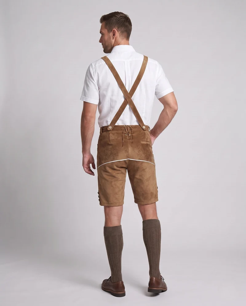 Herren stilvolle traditionelle Shorts mit aufwendiger Stickerei Drune