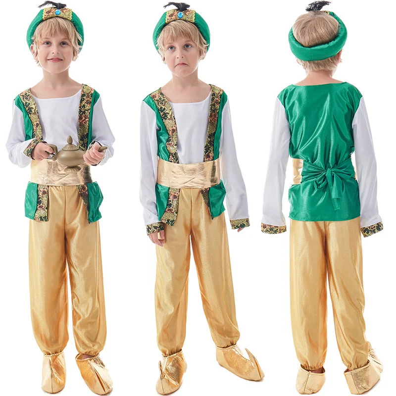 Jungen Märchenkostüm als Zauberer Drune