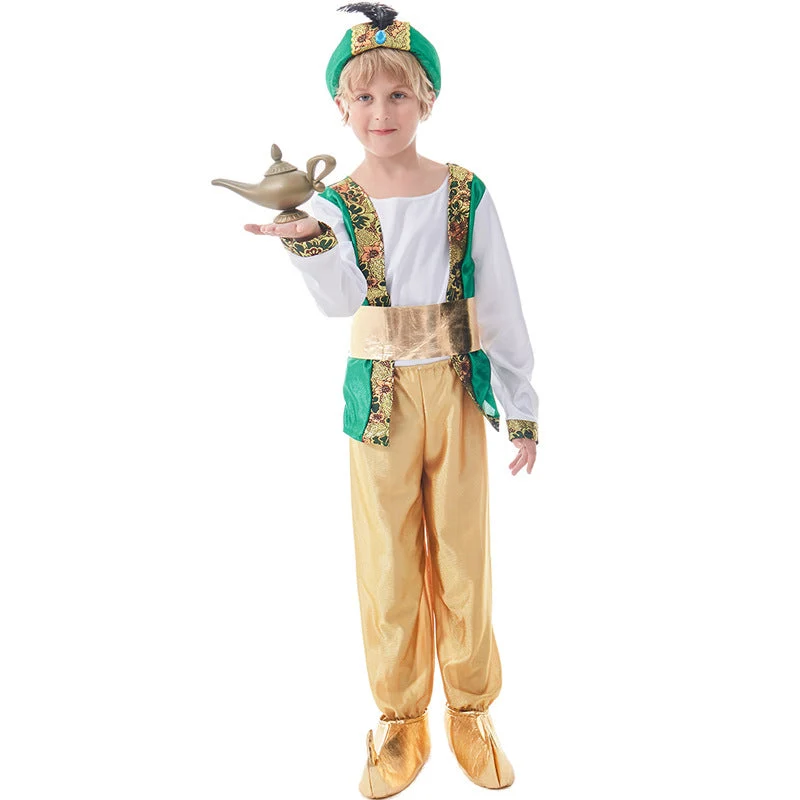 Jungen Märchenkostüm als Zauberer Drune