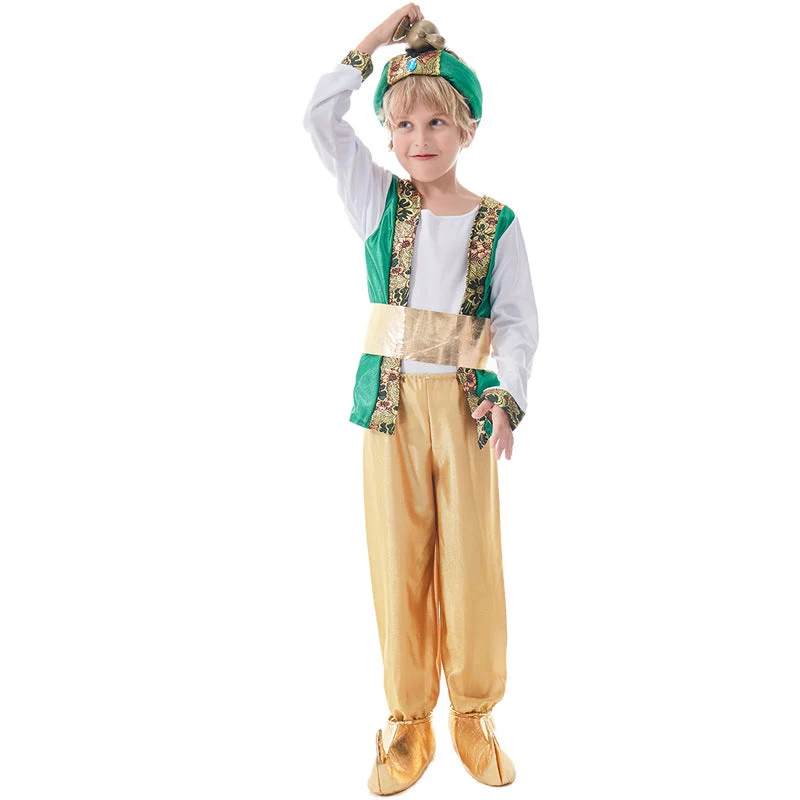 Jungen Märchenkostüm als Zauberer Drune