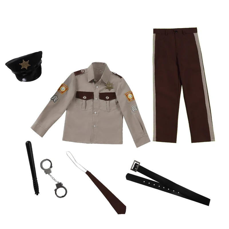 Jungen Polizei Kostüm mit Zubehör Drune