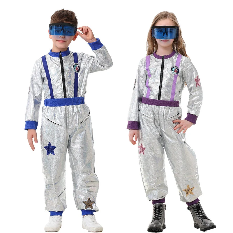 Jungen-Raumanzug mit schimmernden Details Drune