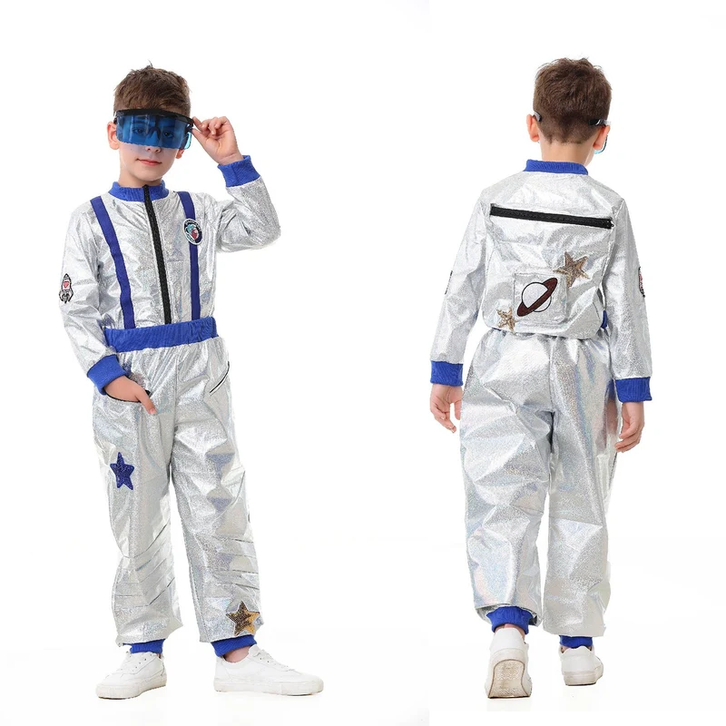 Jungen-Raumanzug mit schimmernden Details Drune
