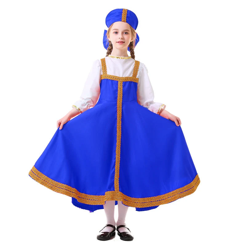 Mädchen Traditionelles Partykleid Drune