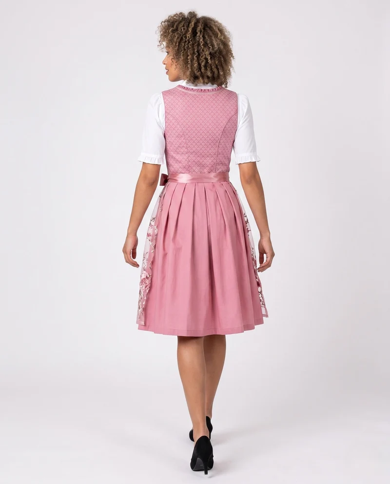 Damen Dirndl mit floralem Design und raffinierten Details Drune