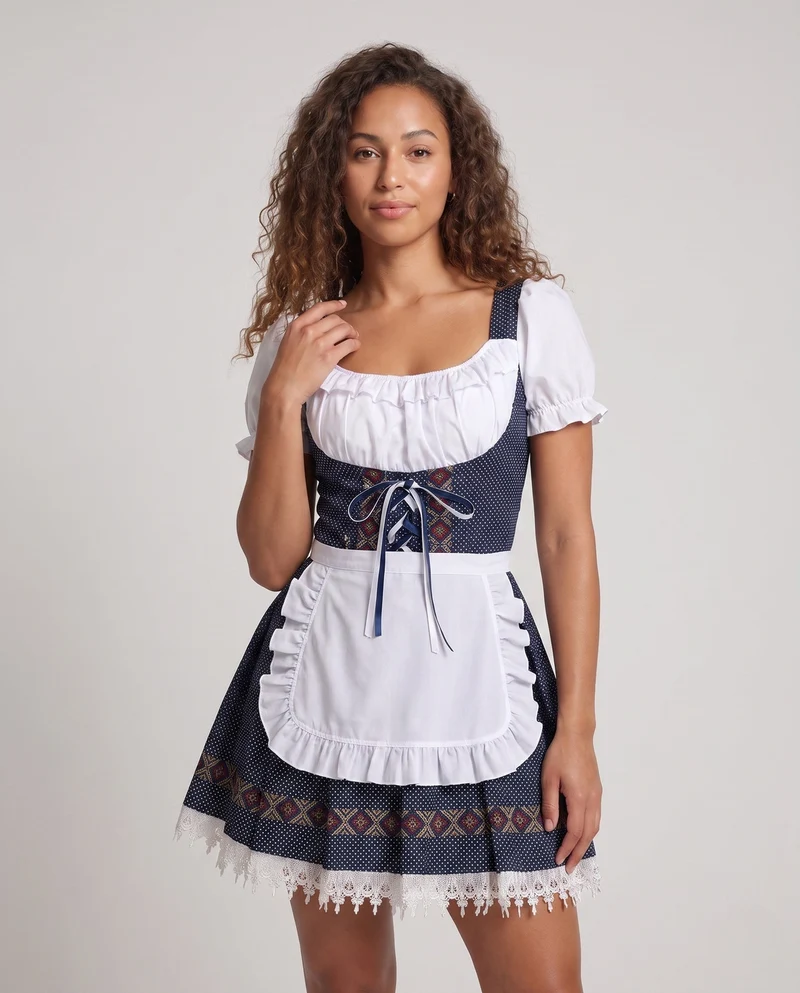 Damen-Dirndl mit aufwendiger Stickerei und lässigem Schnitt Drune