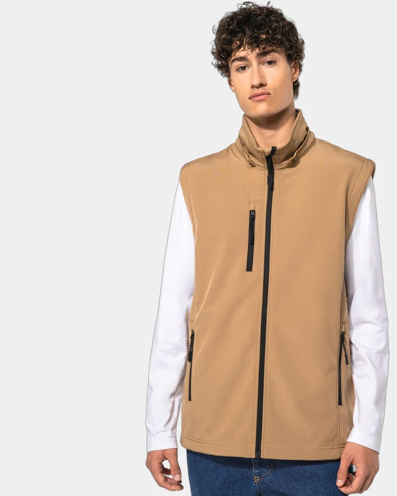 Softshelljacke 3-lagig abnehmbare Ärmel zum Personalisieren