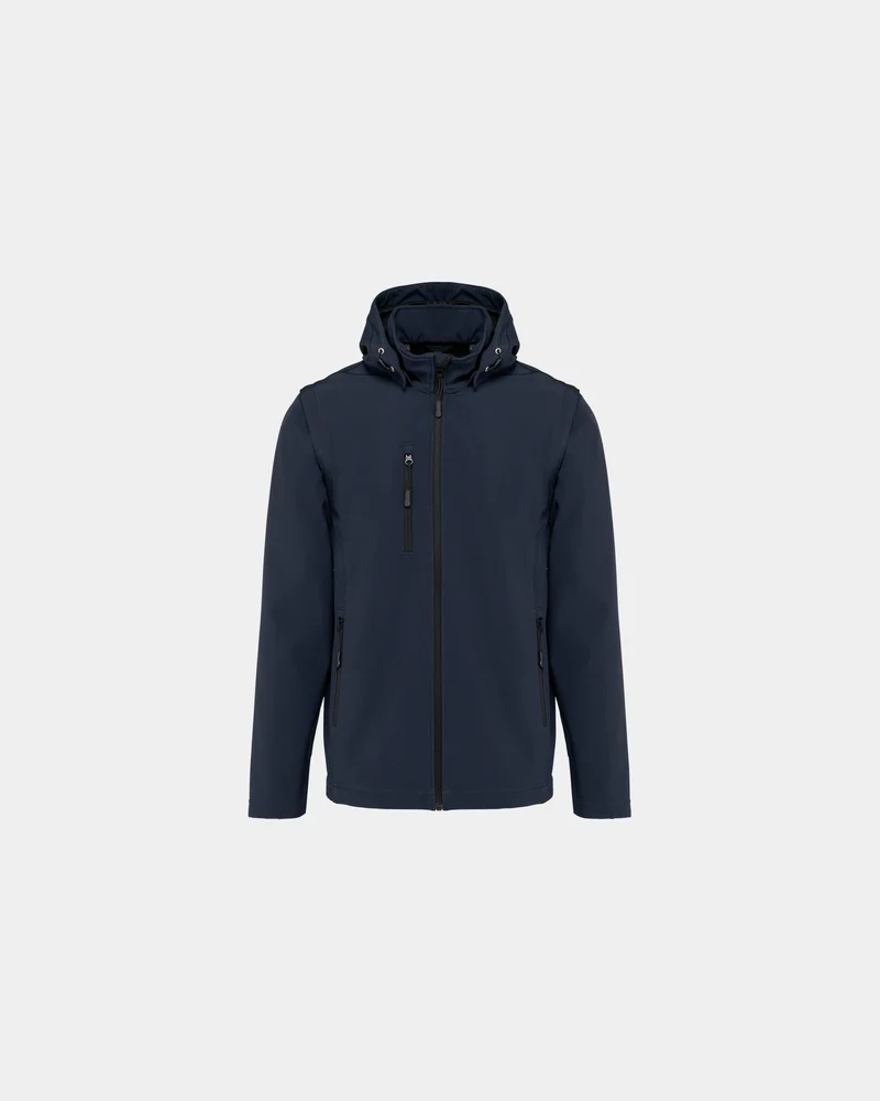 Softshelljacke 3-lagig abnehmbare Ärmel zum Personalisieren