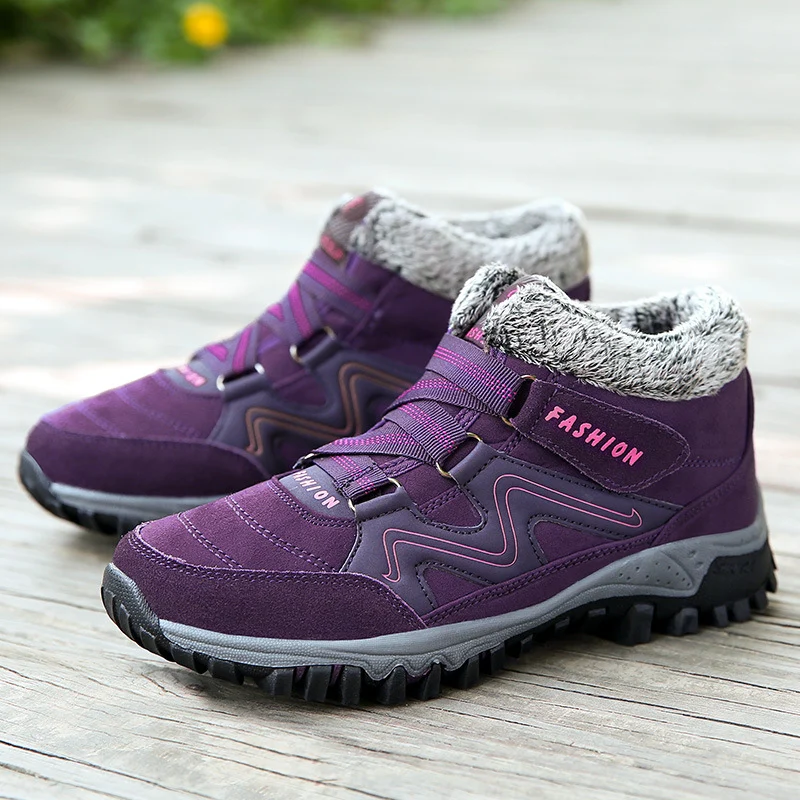 Damen Wanderstiefel mit isolierendem Innenfutter und rutschfester Sohle Drune