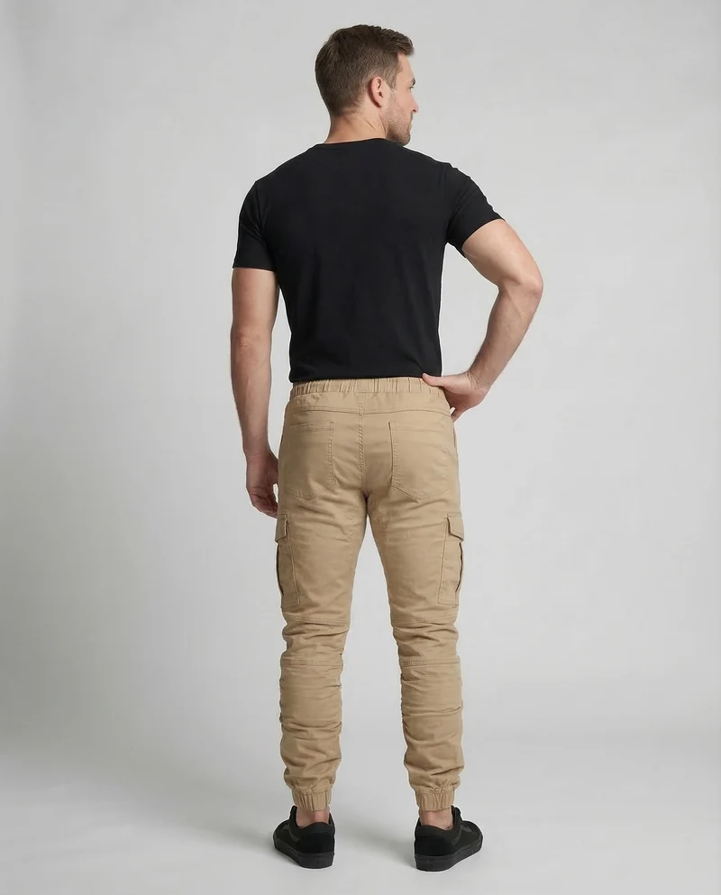 Herren Cargo Jogginghose Tailliert