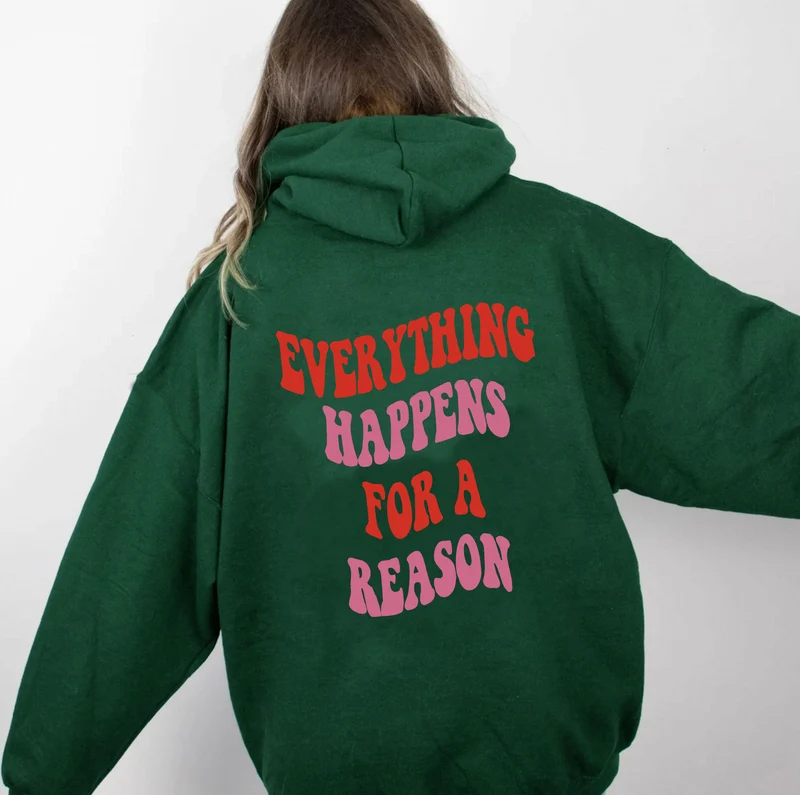 Damen Kapuzenpullover mit einzigartigem motivierendem Schriftzug und komfortablem Schnitt Drune
