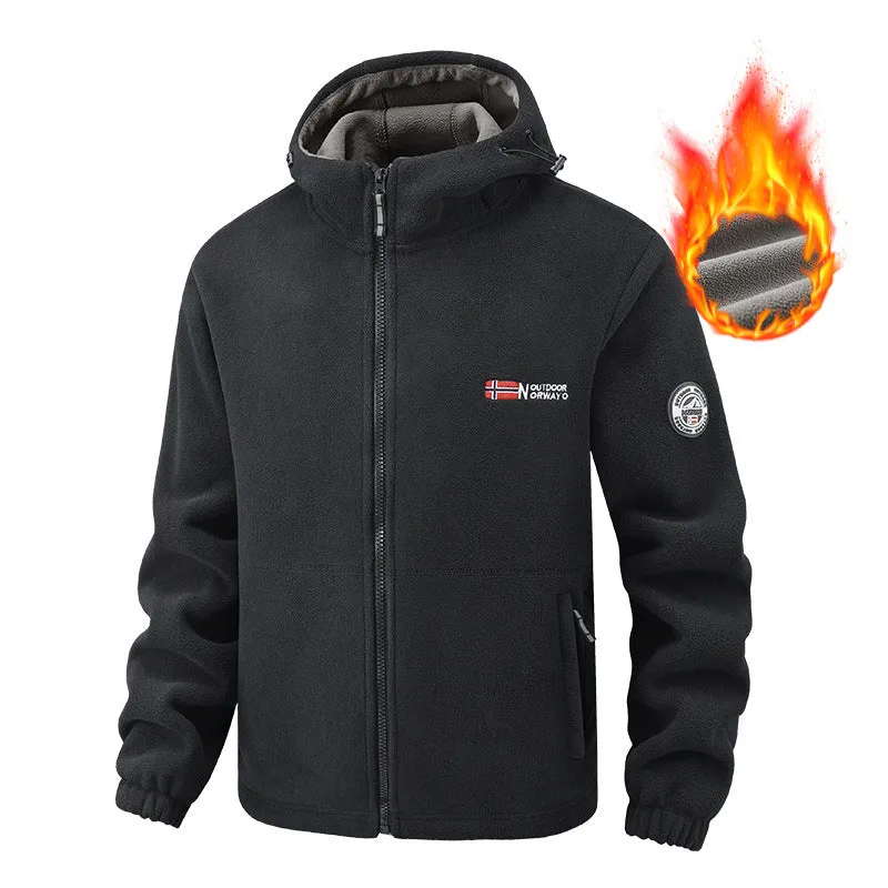 Damen Fleecejacke und Jogginghose Set Drune