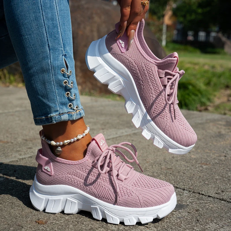 Damen Hochwertige Freizeitschuhe mit dämpfender Sohle Drune