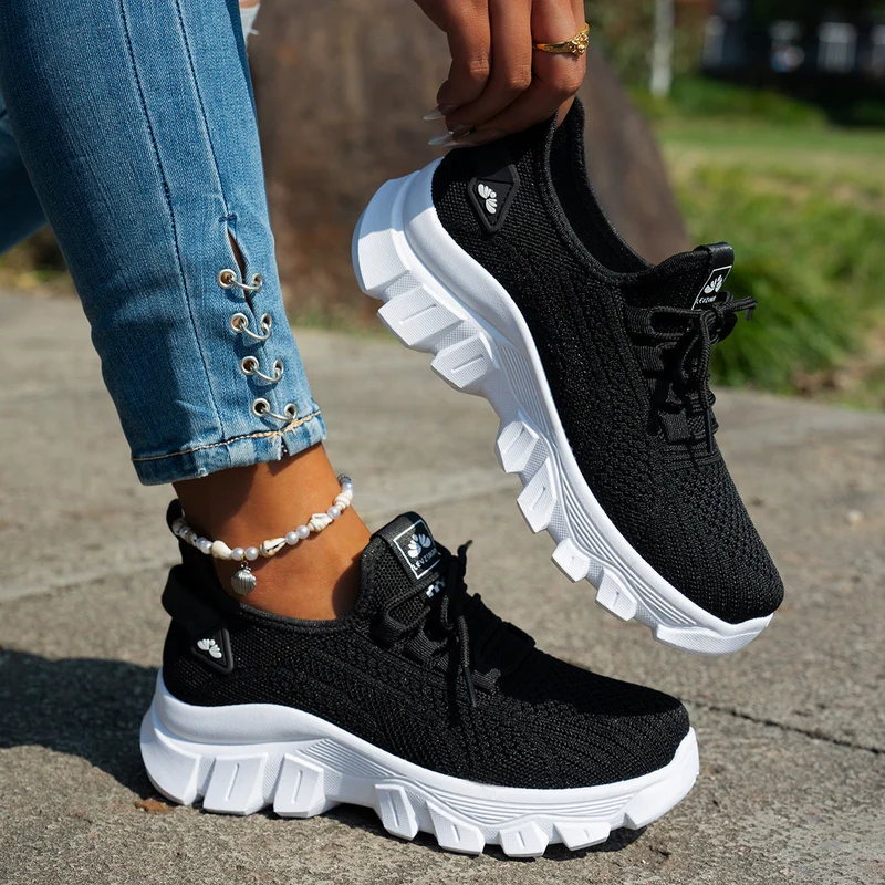 Damen Hochwertige Freizeitschuhe mit dämpfender Sohle Drune