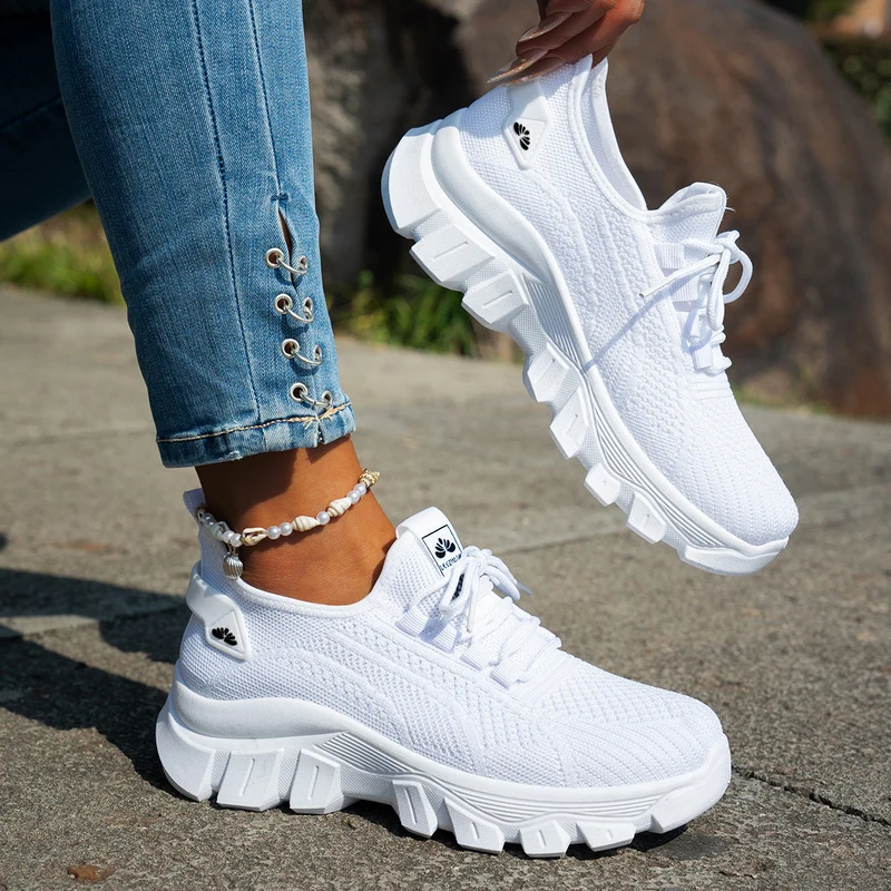 Damen Hochwertige Freizeitschuhe mit dämpfender Sohle Drune