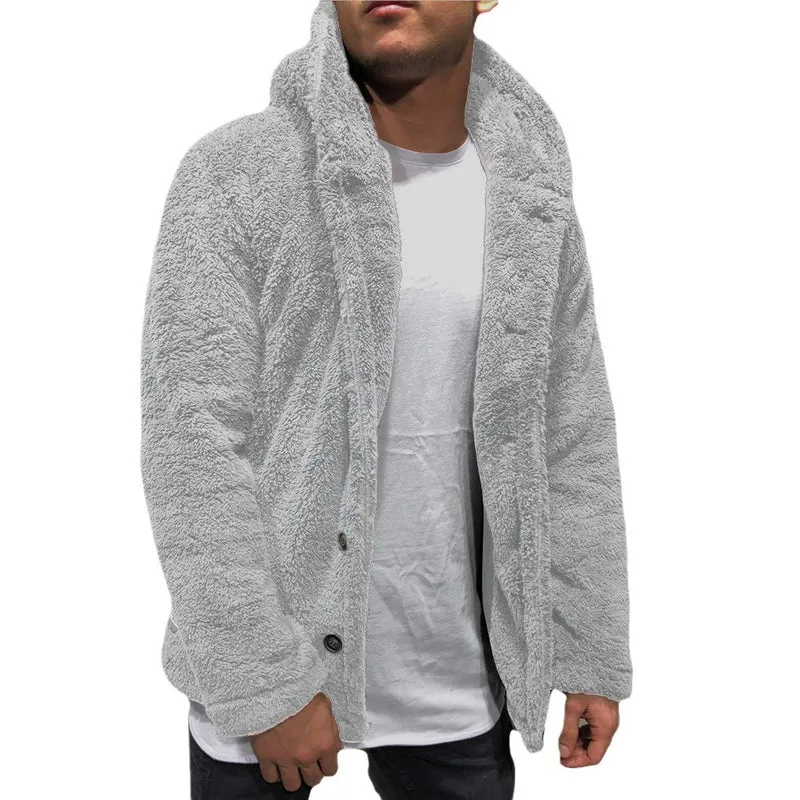 Herren kuschelige Fleecejacke Drune