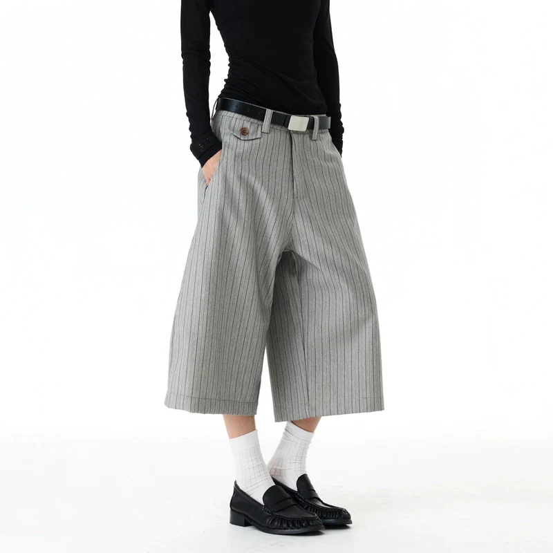 Damen Weitgeschnittene Streifenhose Drune