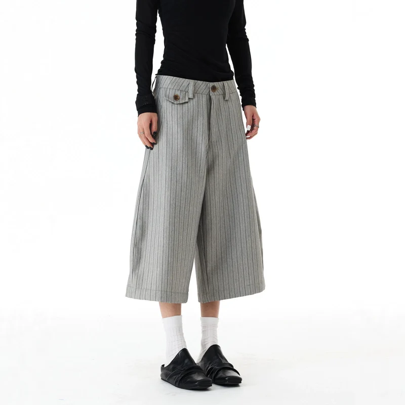 Damen Weitgeschnittene Streifenhose Drune