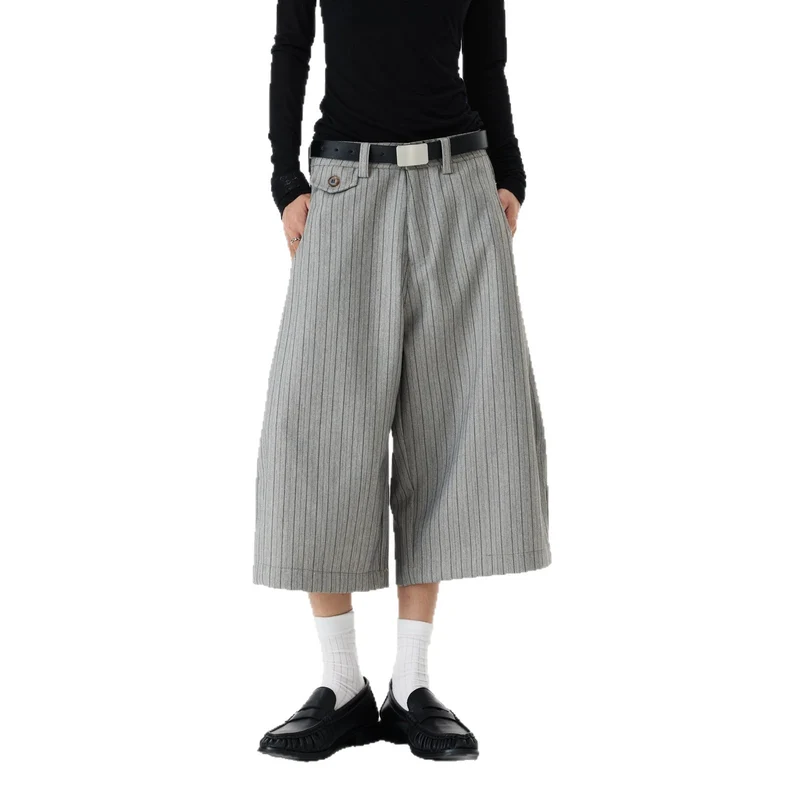 Damen Weitgeschnittene Streifenhose Drune