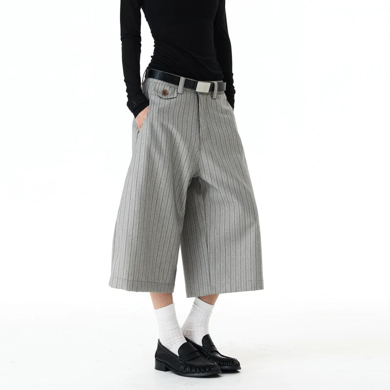 Damen Weitgeschnittene Streifenhose Drune