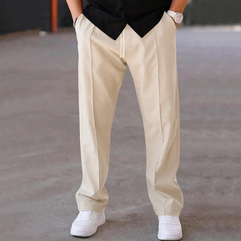 Herren Bequeme Sweatpants mit eleganter Optik und seitlichen Eingrifftaschen Drune