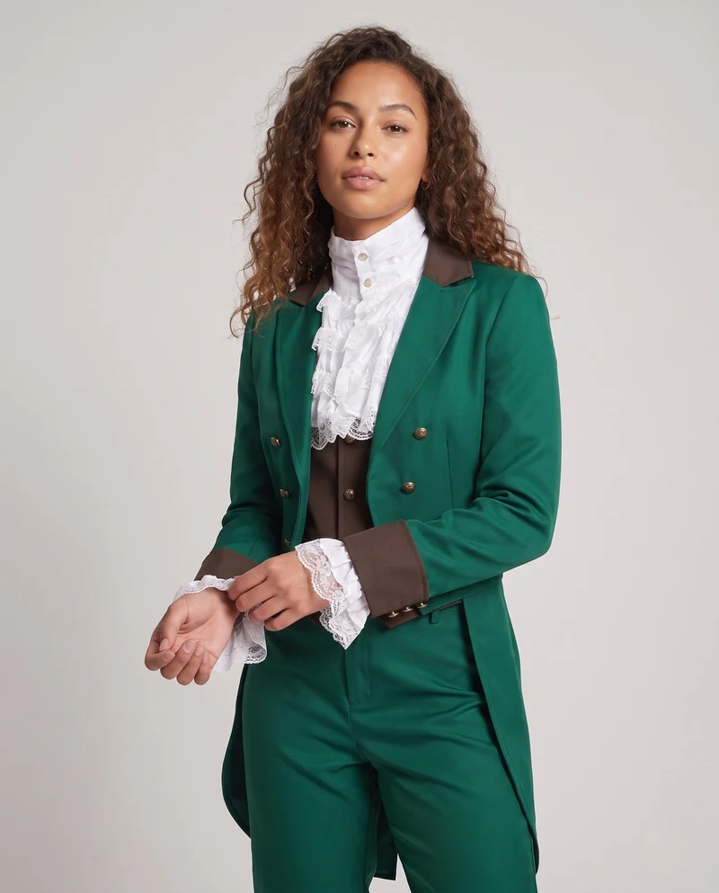 Damen elegante Rüsch blouse mit aufwändigem Kragen und dekorativer Spitzenverzierung Drune