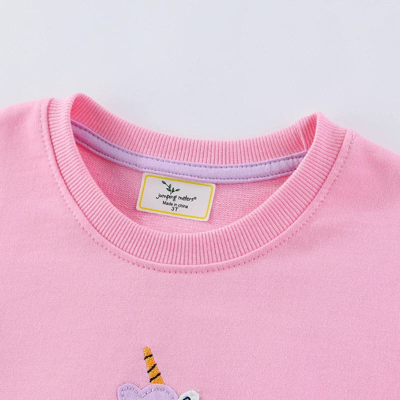 Mädchen Sweatshirt mit niedlichem Einhorn- und Blumen-Design Drune