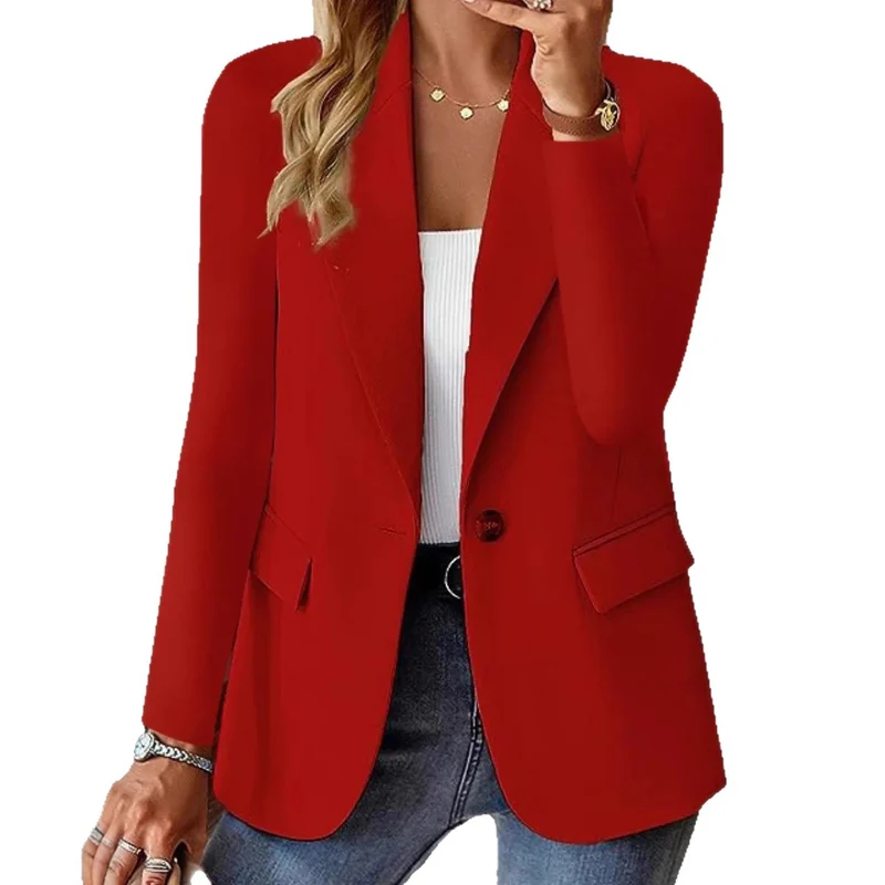 Damen Eleganter Blazer mit modernem Schnitt Drune