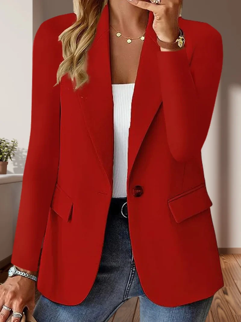 Damen Eleganter Blazer mit modernem Schnitt Drune