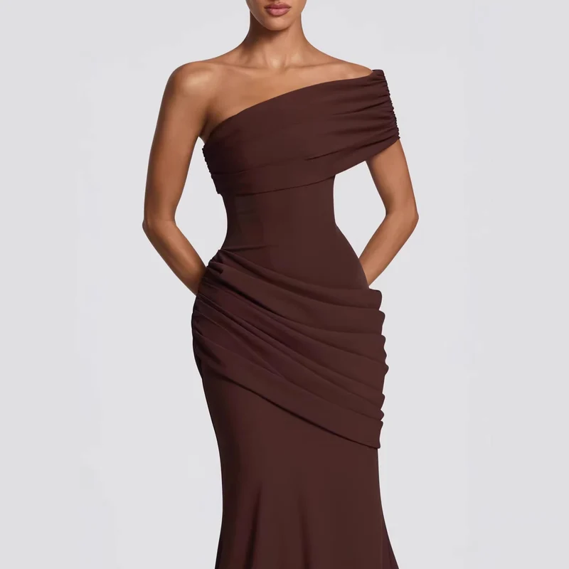 Damen elegantes Cocktailkleid Drune