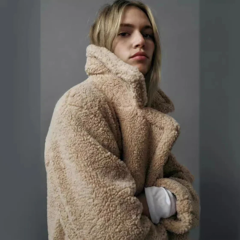 Drune | Lange Teddyjacke