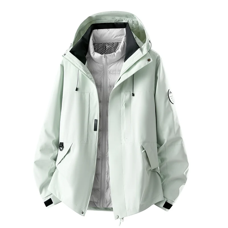 Damen Multifunktionale Outdoorjacke mit herausnehmbarer Stepp-Innenjacke Drune