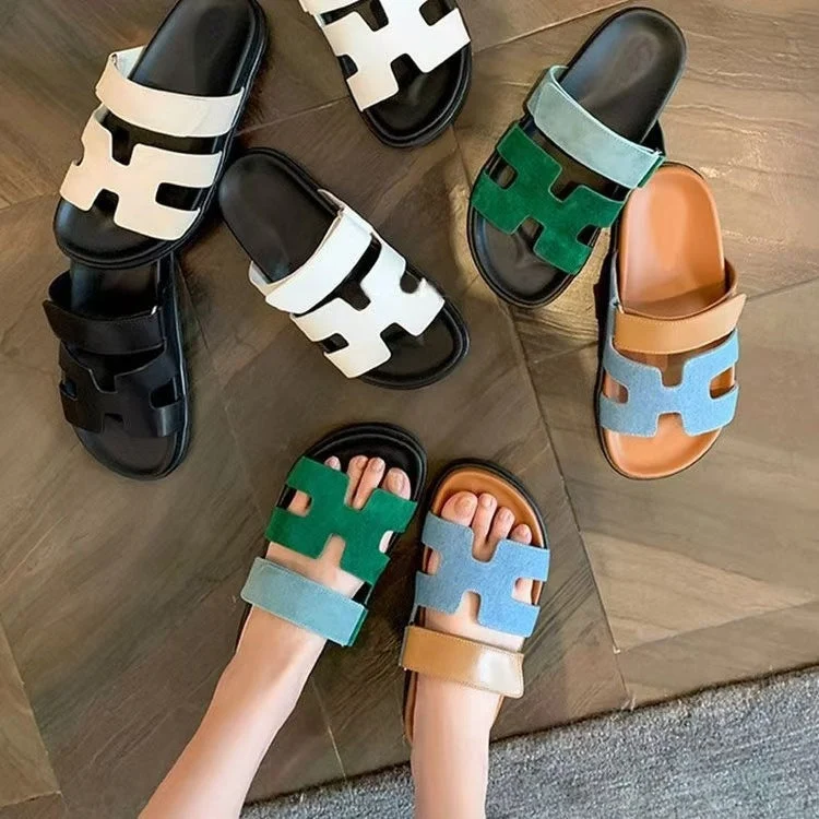 Damen Bequeme Freizeitsandalen mit verstellbaren Riemen und ergonomischer Fußbettgestaltung Drune