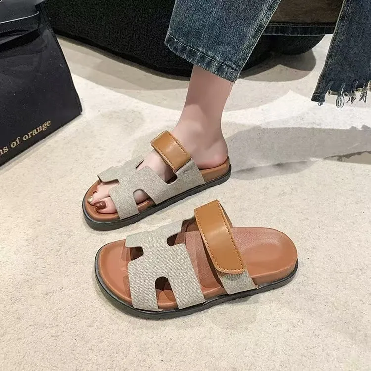 Damen Bequeme Freizeitsandalen mit verstellbaren Riemen und ergonomischer Fußbettgestaltung Drune