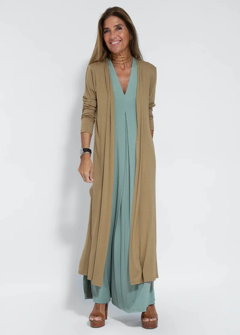 Elegantes Kleid-Weste-Set mit Schlankmachendem Schnitt für festliche Anlässe | Drune