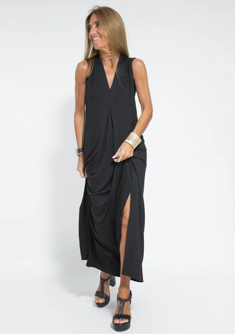 Elegantes Kleid-Weste-Set mit Schlankmachendem Schnitt für festliche Anlässe | Drune