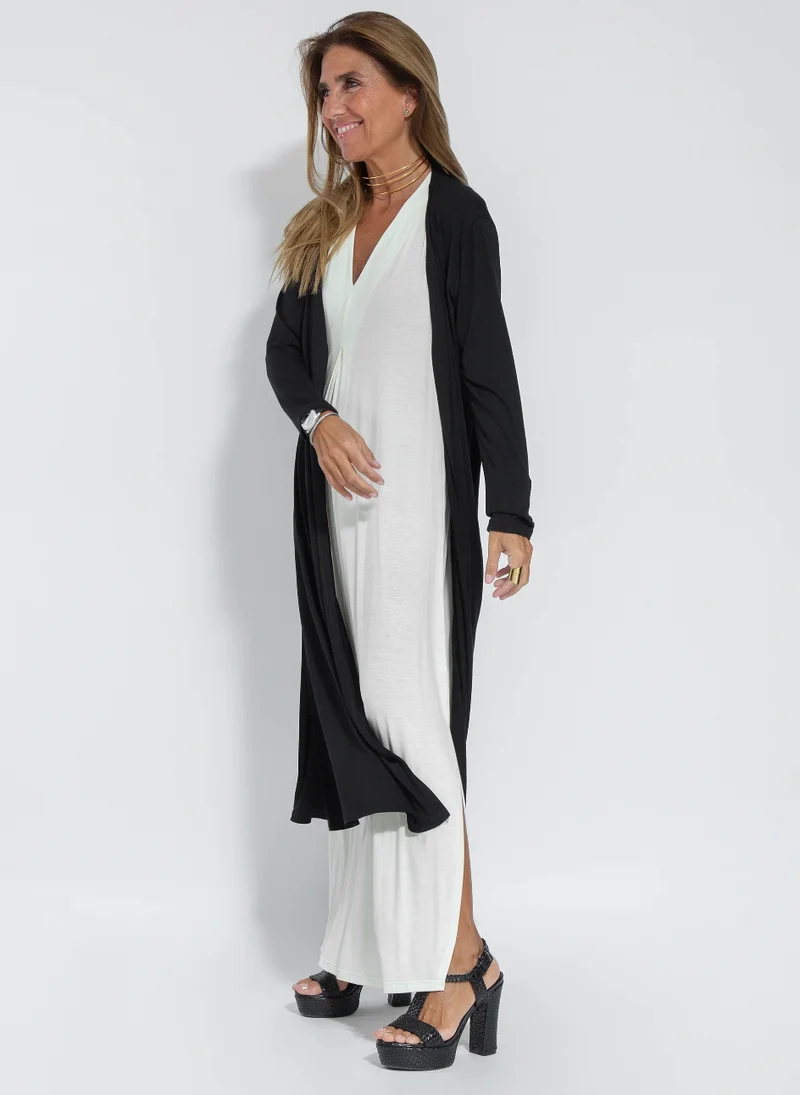 Elegantes Kleid-Weste-Set mit Schlankmachendem Schnitt für festliche Anlässe | Drune