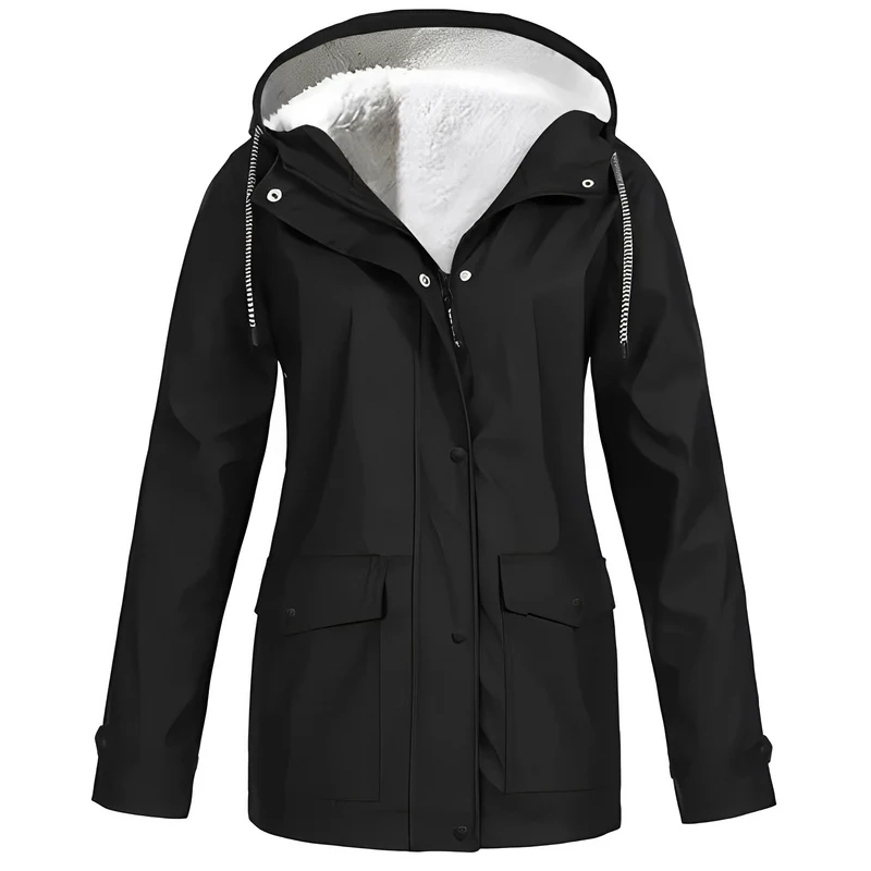 Drune | Fleecegefütterte Damen Regenjacke