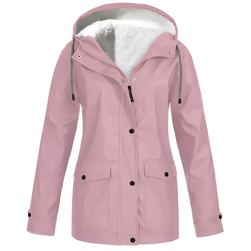 Drune | Fleecegefütterte Damen Regenjacke