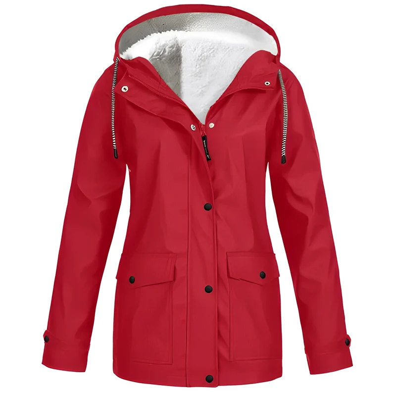 Drune | Fleecegefütterte Damen Regenjacke